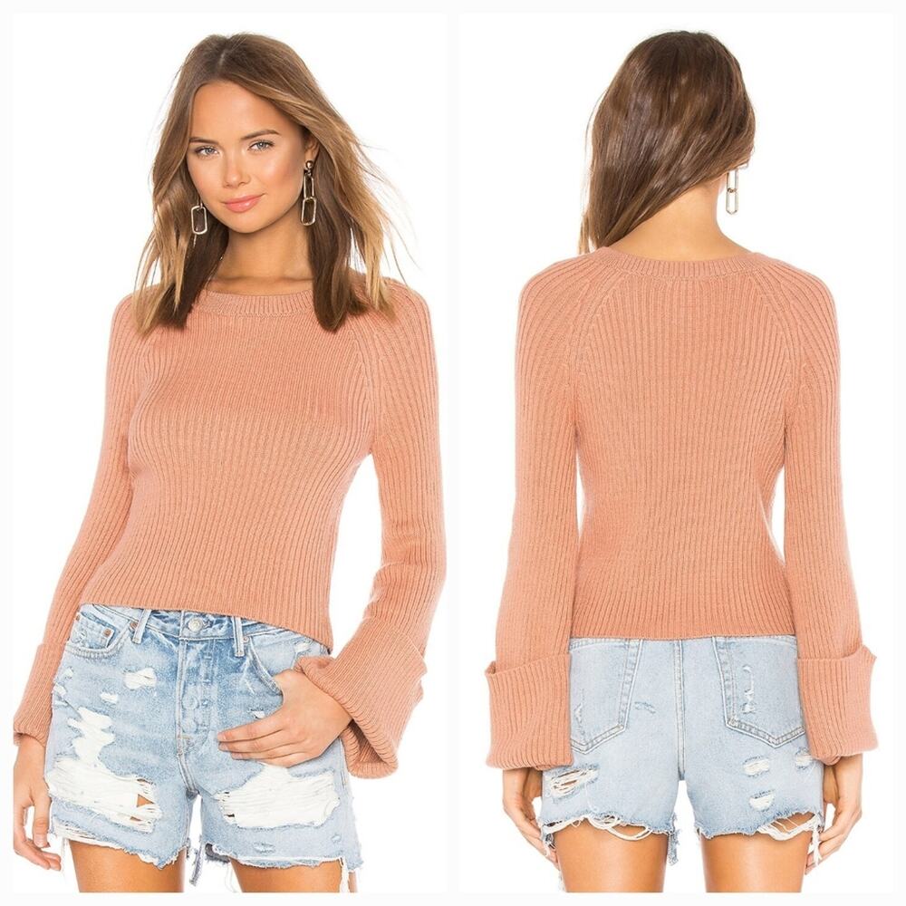Tularosa Amalfi Rib Sweater in Camel XS